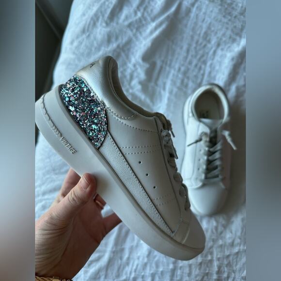 JONA BY VINTAGE HAVANA WHITE/MULTI GLITTER SIZE 7 New - Picture 8 of 11